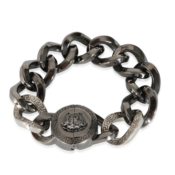 Versace Medusa Palladium Plated Chain Bracelet - Picture 2 of 3